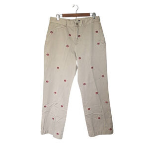 Campus Chinos Auburn University Tigers Football AU Khaki Pants Size 32 Men Golf